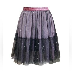 Hannah Banana Los Angeles Girl 12 Sparkling Midi Tutu Skirt Black Pink Multi